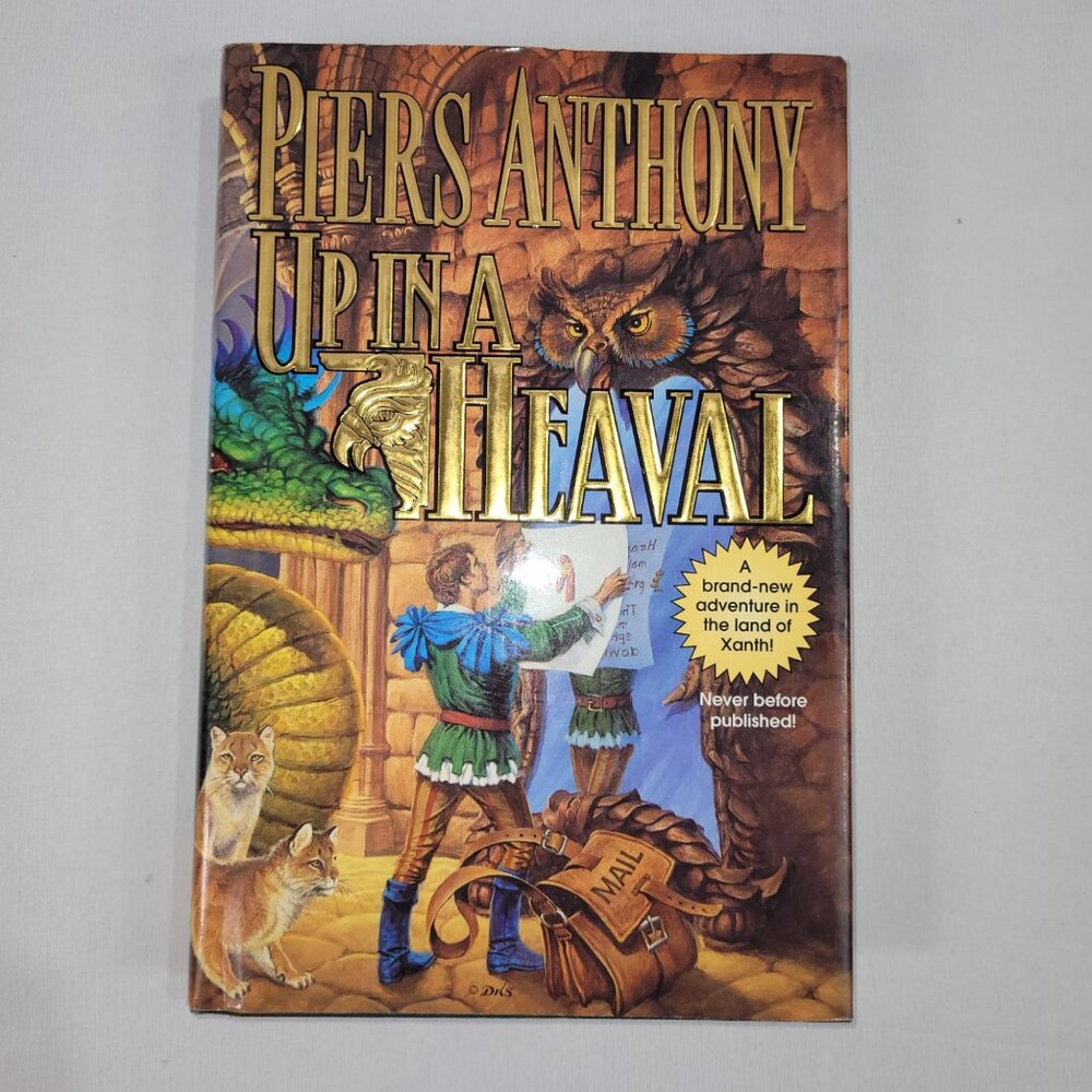 Piers Anthony Xanth Up in a Heaval 2002 Vintage 1st Edition Hardcover Book